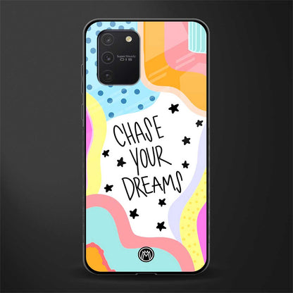 chase your dreams glass case for samsung galaxy a91 image