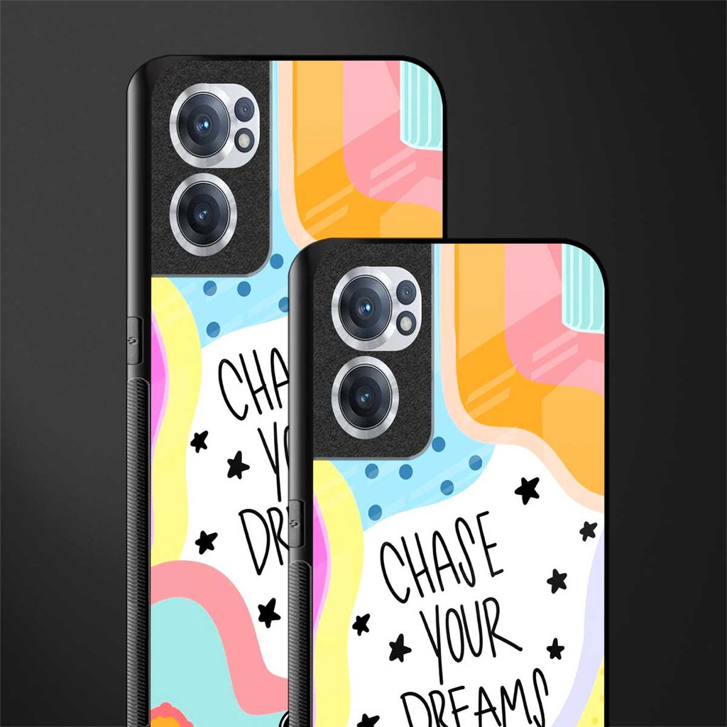 chase your dreams glass case for oneplus nord ce 2 5g image-2
