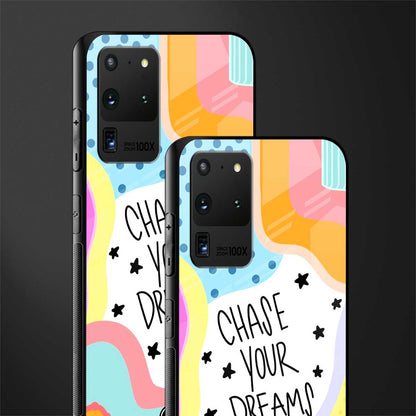 chase your dreams glass case for samsung galaxy s20 ultra image-2