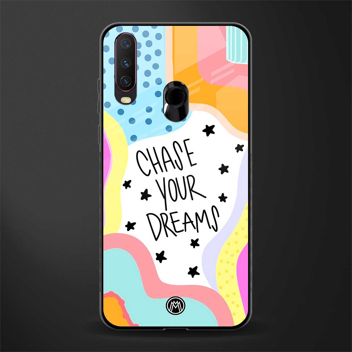 chase your dreams glass case for vivo y17 image