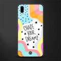 chase your dreams glass case for vivo v11 pro image