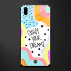 chase your dreams glass case for vivo v11 pro image