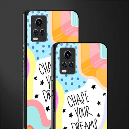 chase your dreams glass case for vivo v20 image-2