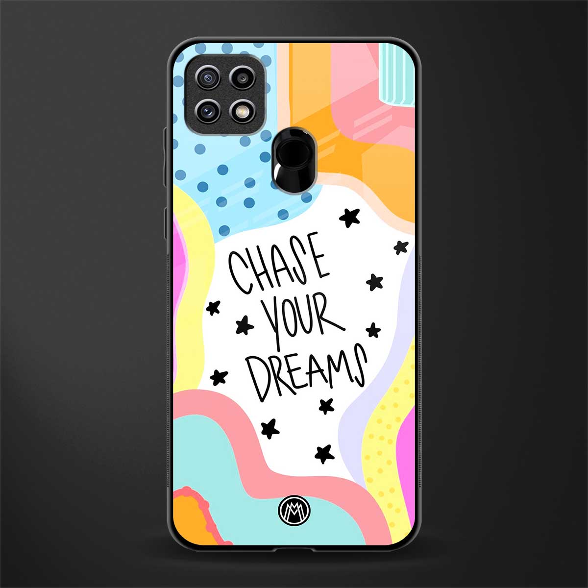 chase your dreams glass case for oppo a15 image