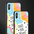 chase your dreams glass case for redmi 9a image-2