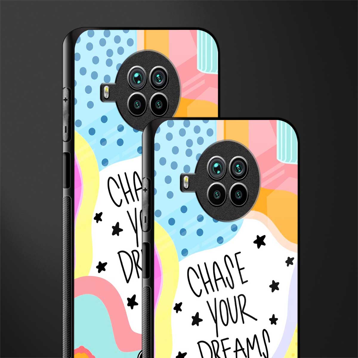 chase your dreams glass case for mi 10i image-2