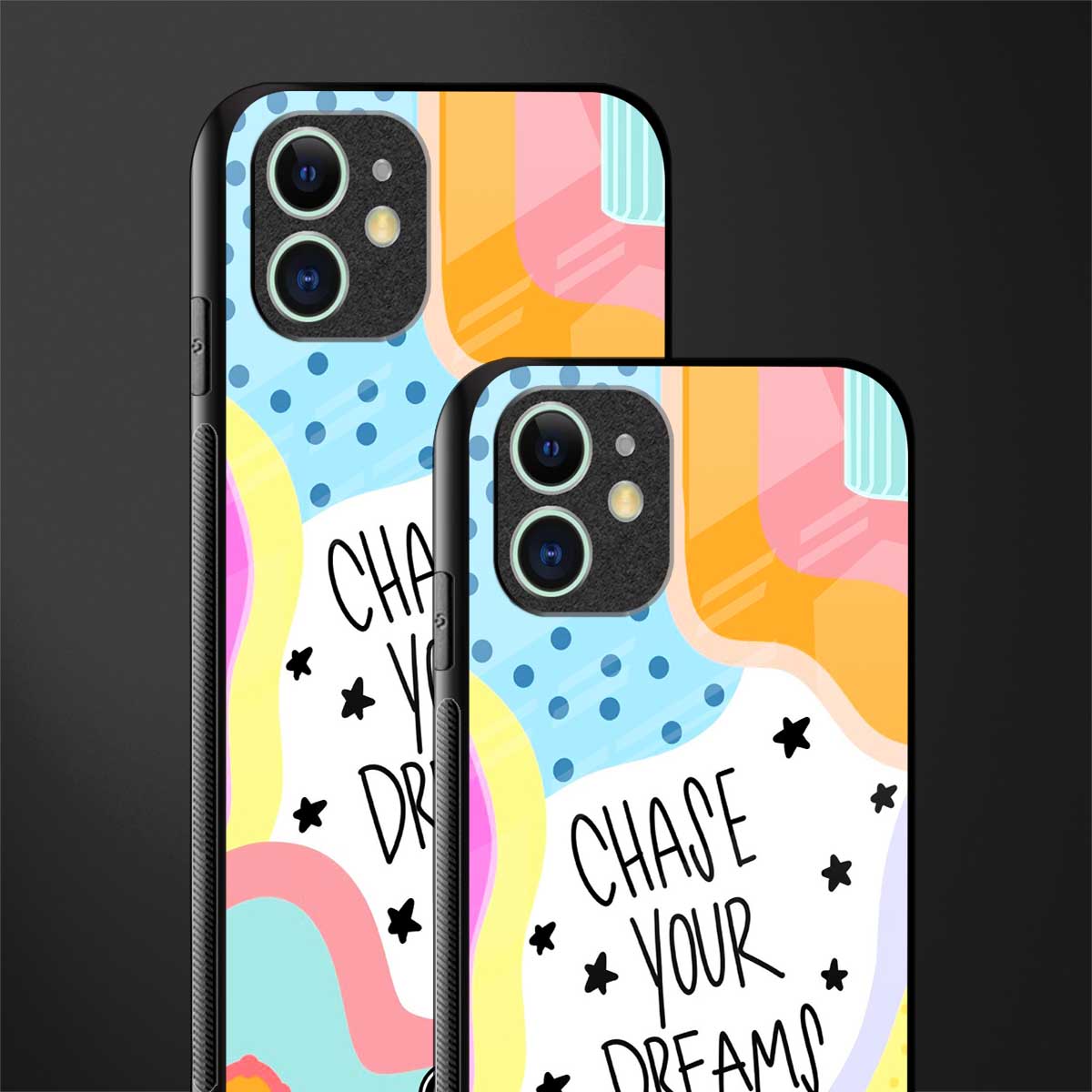 chase your dreams glass case for iphone 12 mini image-2