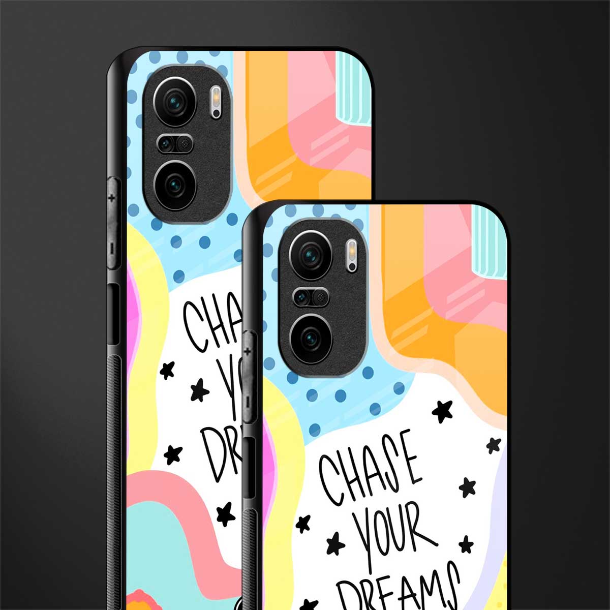 chase your dreams glass case for mi 11x 5g image-2
