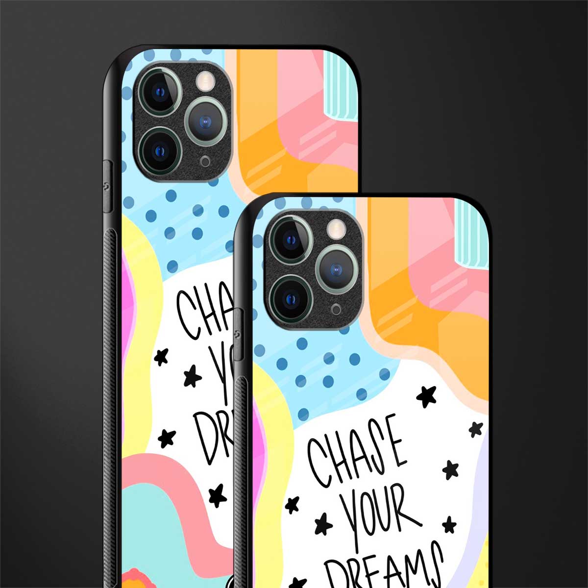 chase your dreams glass case for iphone 11 pro max image-2
