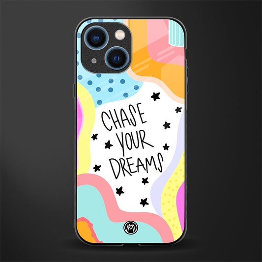 chase your dreams glass case for iphone 13 mini image