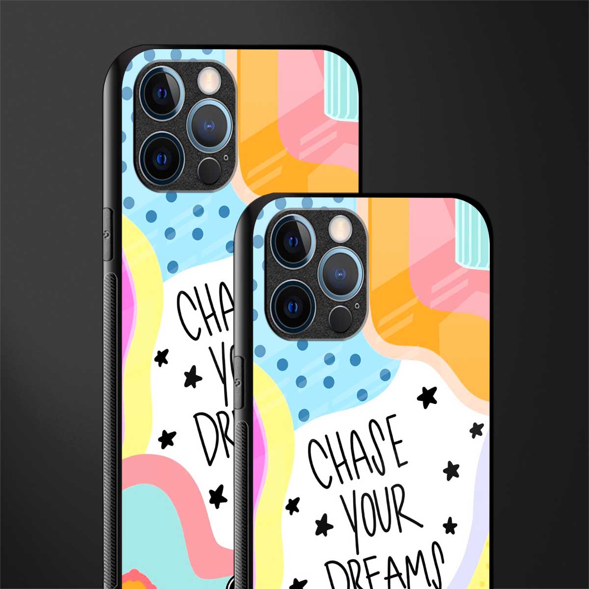 chase your dreams glass case for iphone 12 pro max image-2