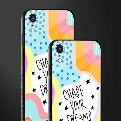 chase your dreams glass case for iphone xr image-2