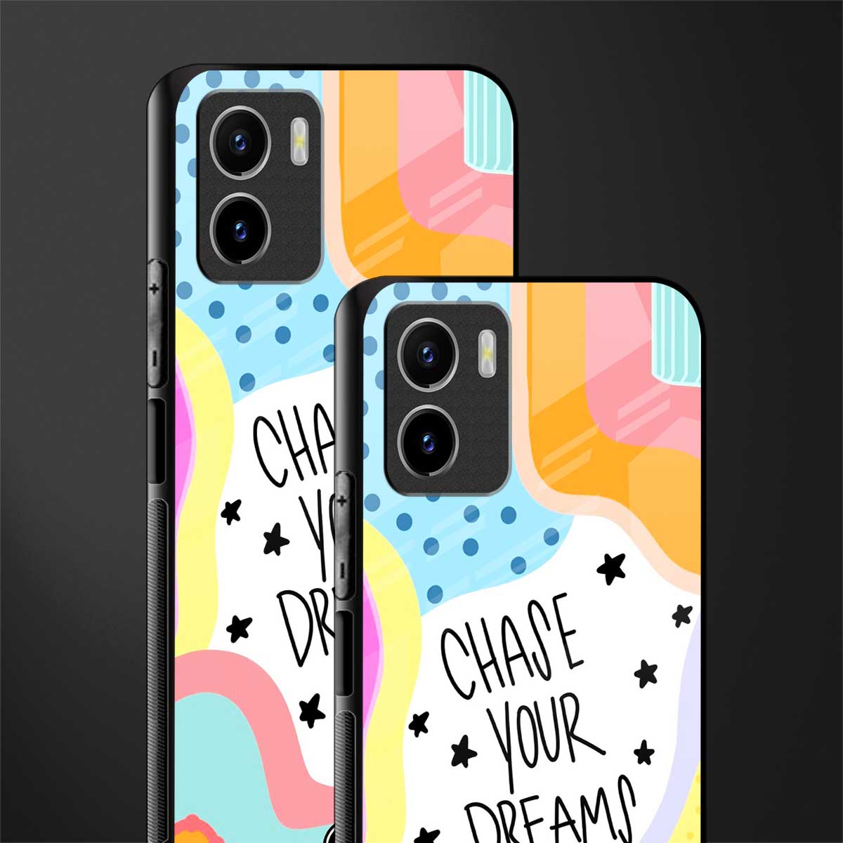 chase your dreams glass case for vivo y15s image-2