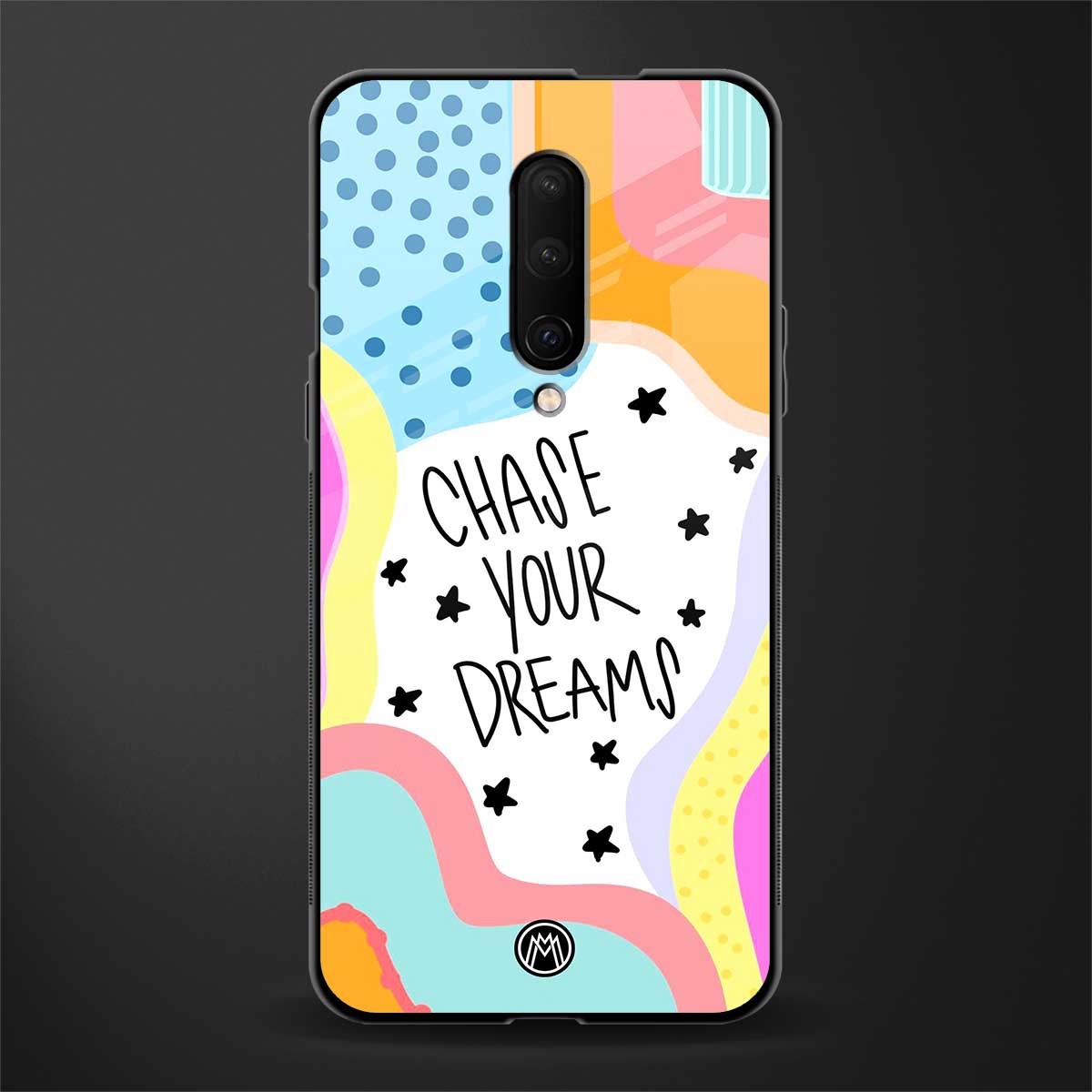 chase your dreams glass case for oneplus 7 pro image