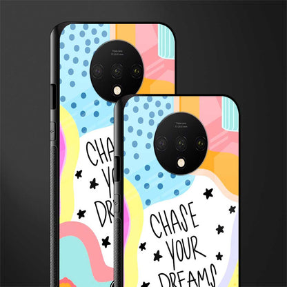 chase your dreams glass case for oneplus 7t image-2