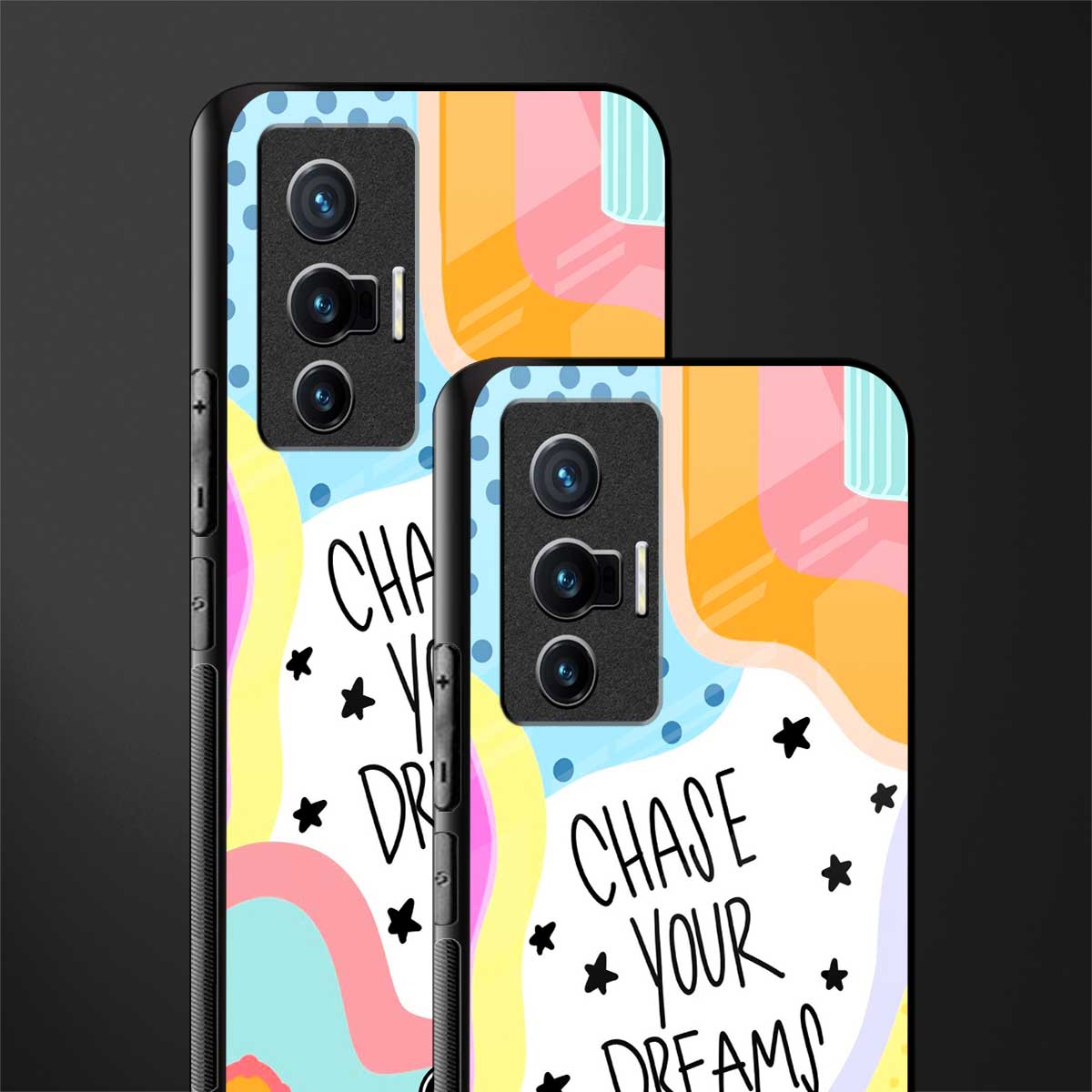 chase your dreams glass case for vivo x70 image-2