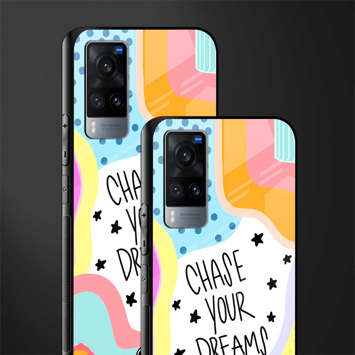 chase your dreams glass case for vivo x60 image-2