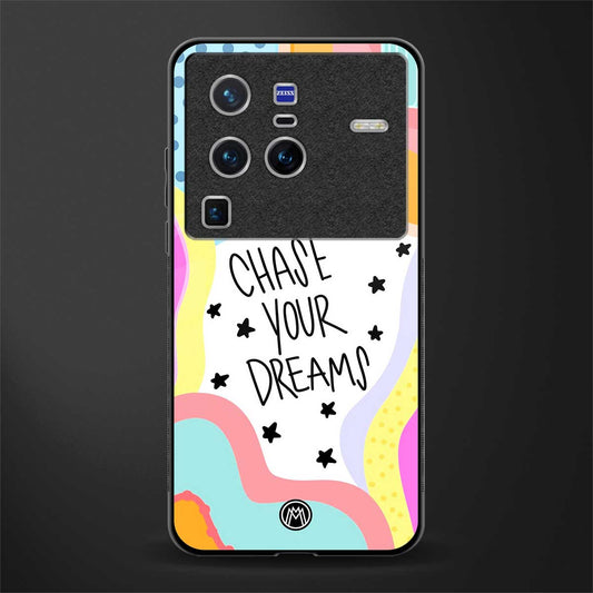 chase your dreams glass case for vivo x80 pro 5g image