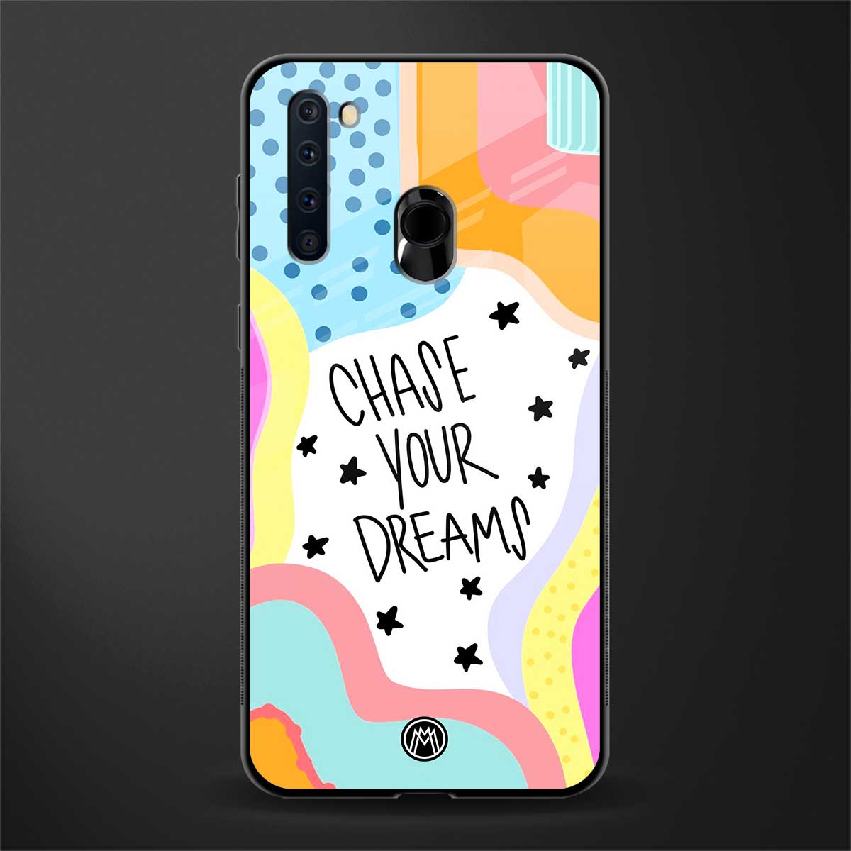chase your dreams glass case for samsung a21 image