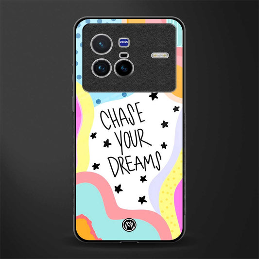 chase your dreams glass case for vivo x80 image
