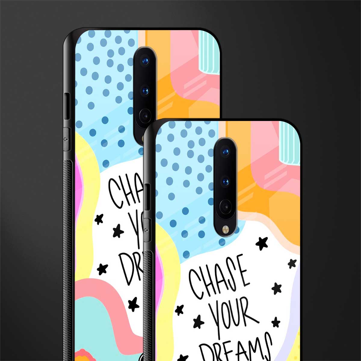 chase your dreams glass case for oneplus 8 image-2