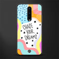 chase your dreams glass case for oneplus 8 image