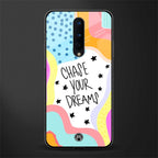 chase your dreams glass case for oneplus 8 image
