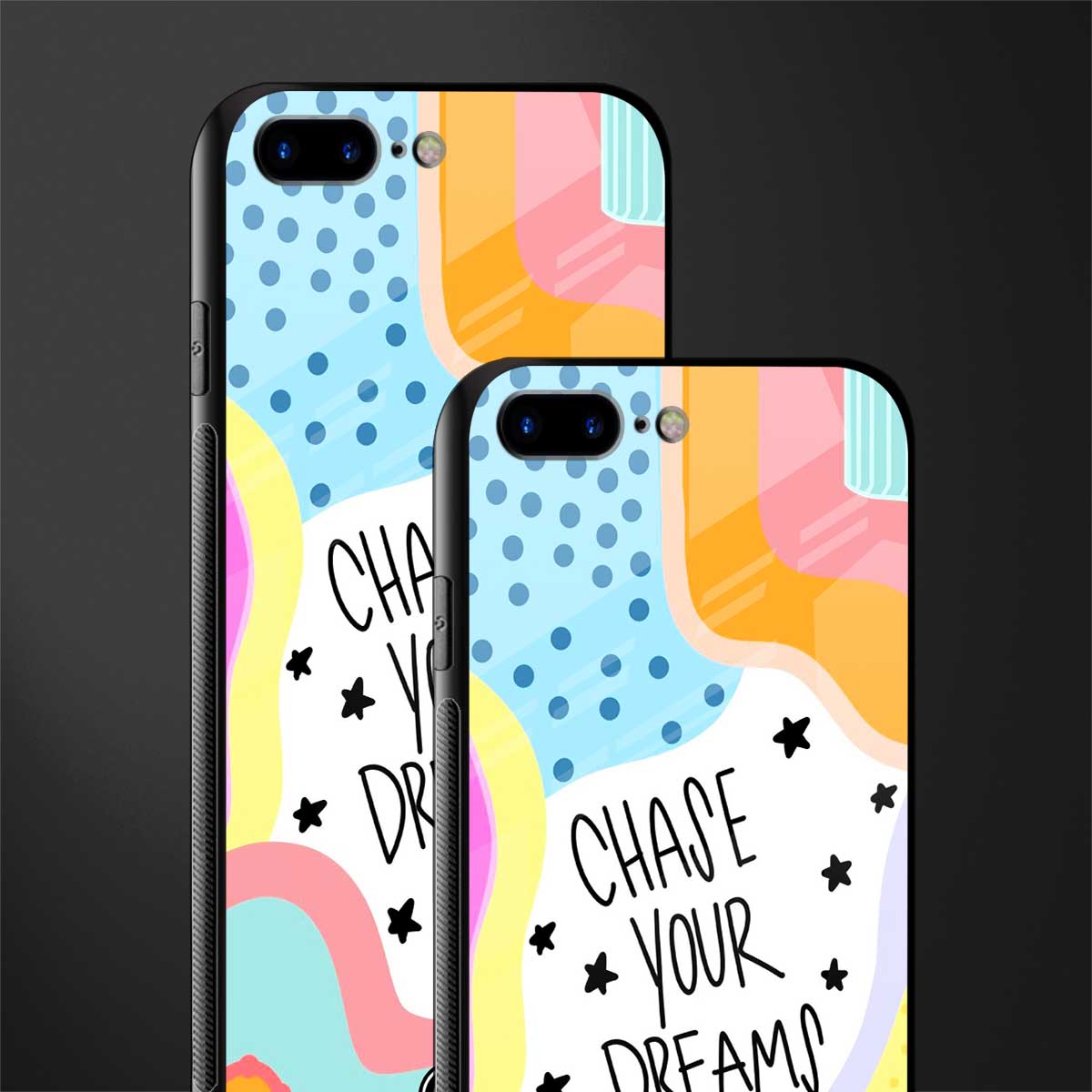 chase your dreams glass case for iphone 7 plus image-2