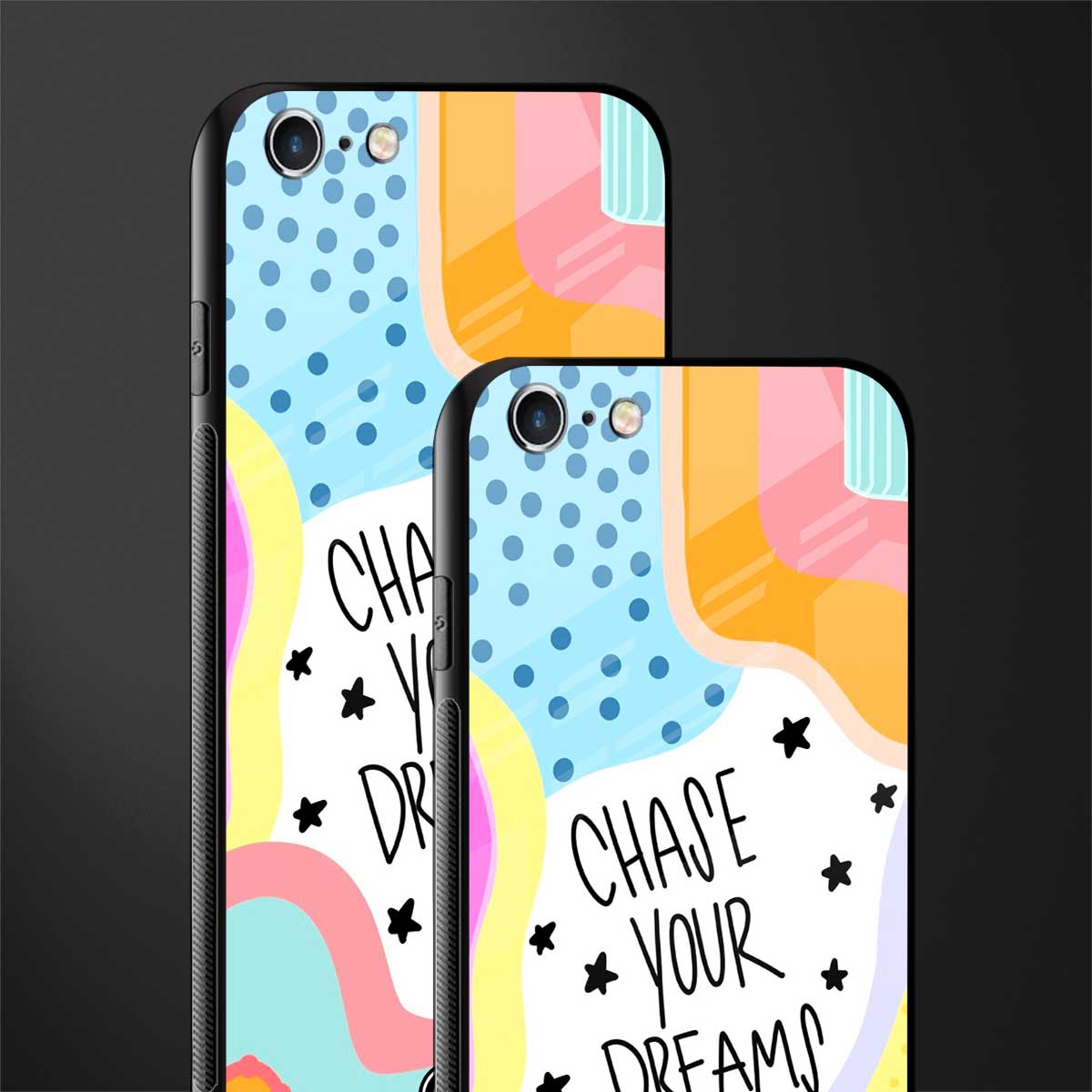 chase your dreams glass case for iphone 6 plus image-2