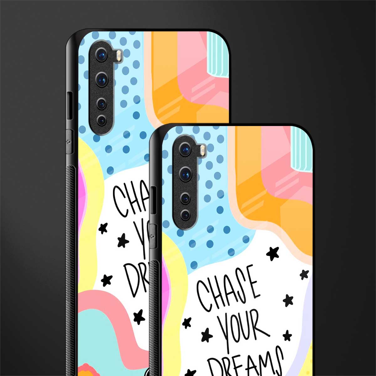 chase your dreams glass case for oneplus nord ac2001 image-2
