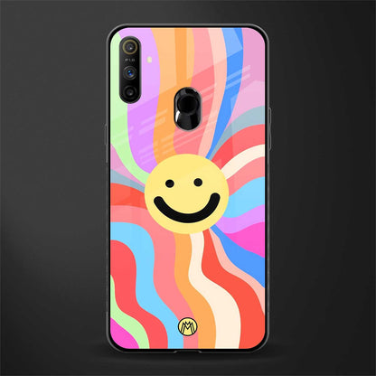 cheerful smiley glass case for realme narzo 20a image