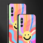 cheerful smiley glass case for vivo v15 pro image-2