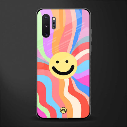 cheerful smiley glass case for samsung galaxy note 10 plus image