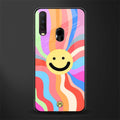 cheerful smiley glass case for vivo y15 image