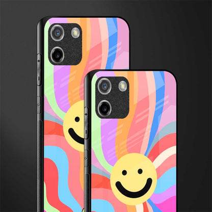 cheerful smiley glass case for realme c11 image-2