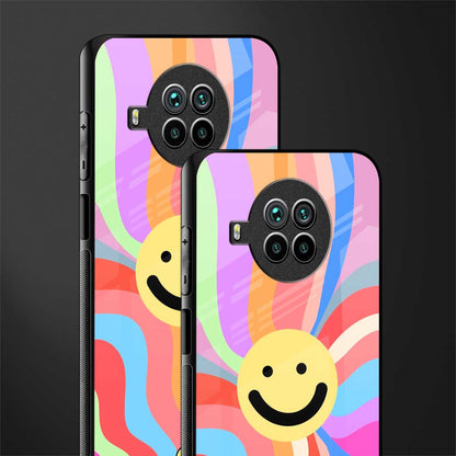 cheerful smiley glass case for mi 10i image-2