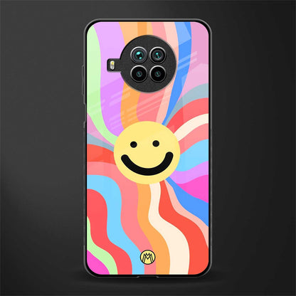 cheerful smiley glass case for mi 10i image