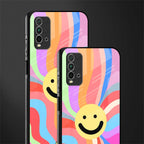 cheerful smiley glass case for redmi 9 power image-2