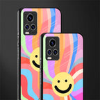cheerful smiley glass case for vivo v20 pro image-2