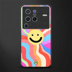 cheerful smiley glass case for vivo x80 pro 5g image