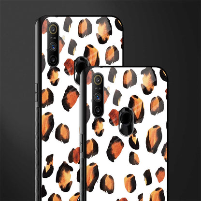 cheetah fur glass case for realme narzo 10a image-2