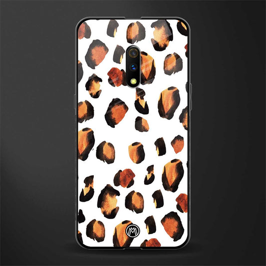 cheetah fur glass case for realme x image