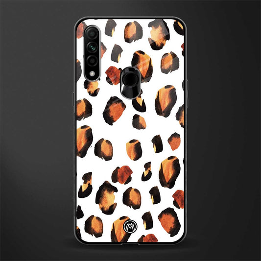 cheetah fur glass case for oppo a31 image