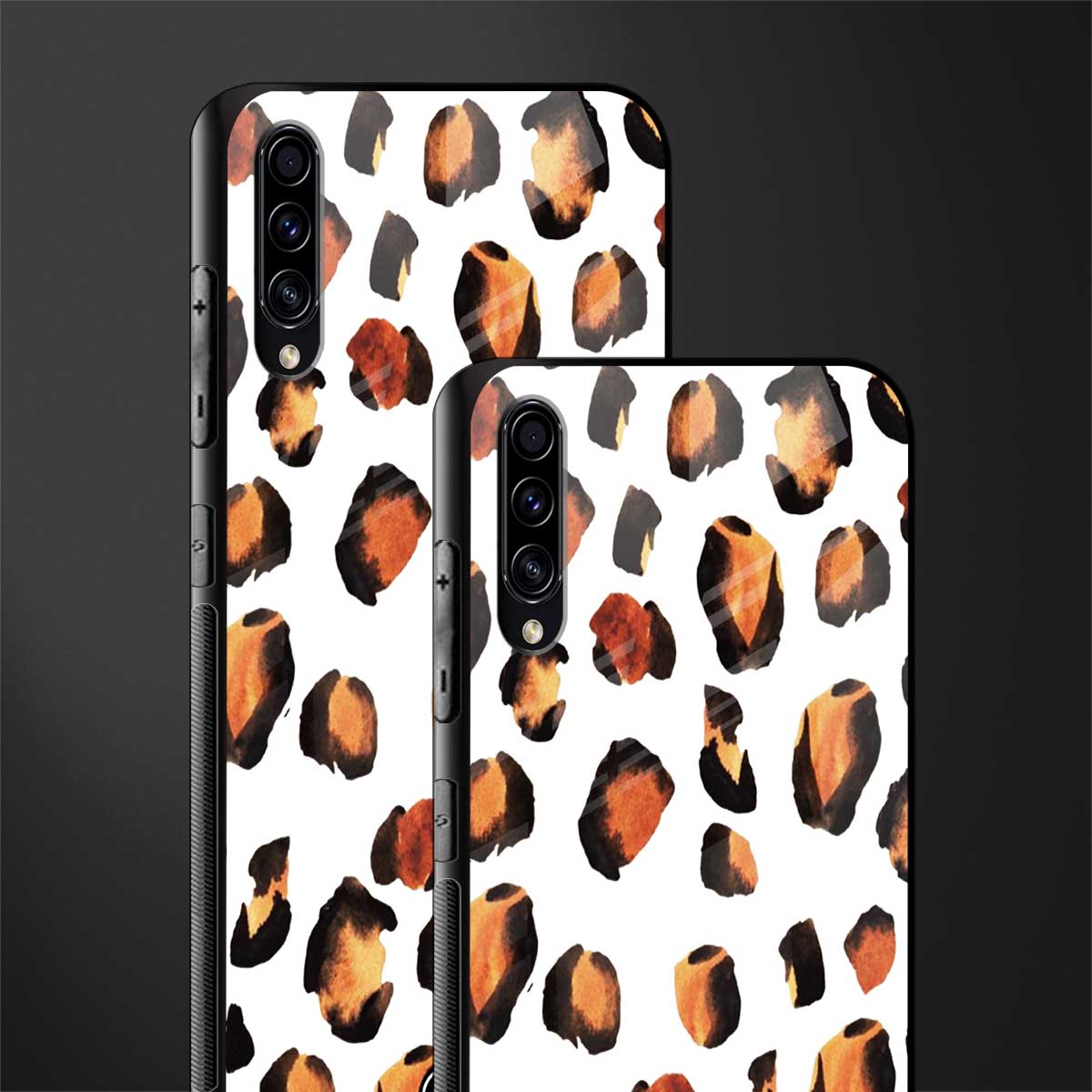 cheetah fur glass case for samsung galaxy a50s image-2