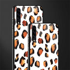 cheetah fur glass case for samsung galaxy a30s image-2