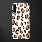 cheetah fur glass case for samsung galaxy a50s image