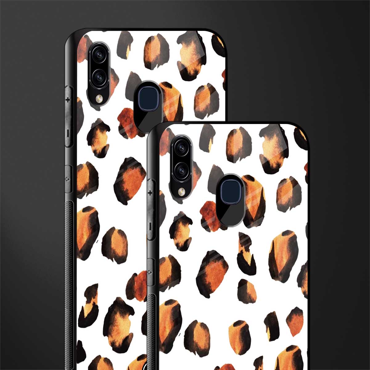 cheetah fur glass case for samsung galaxy a20 image-2