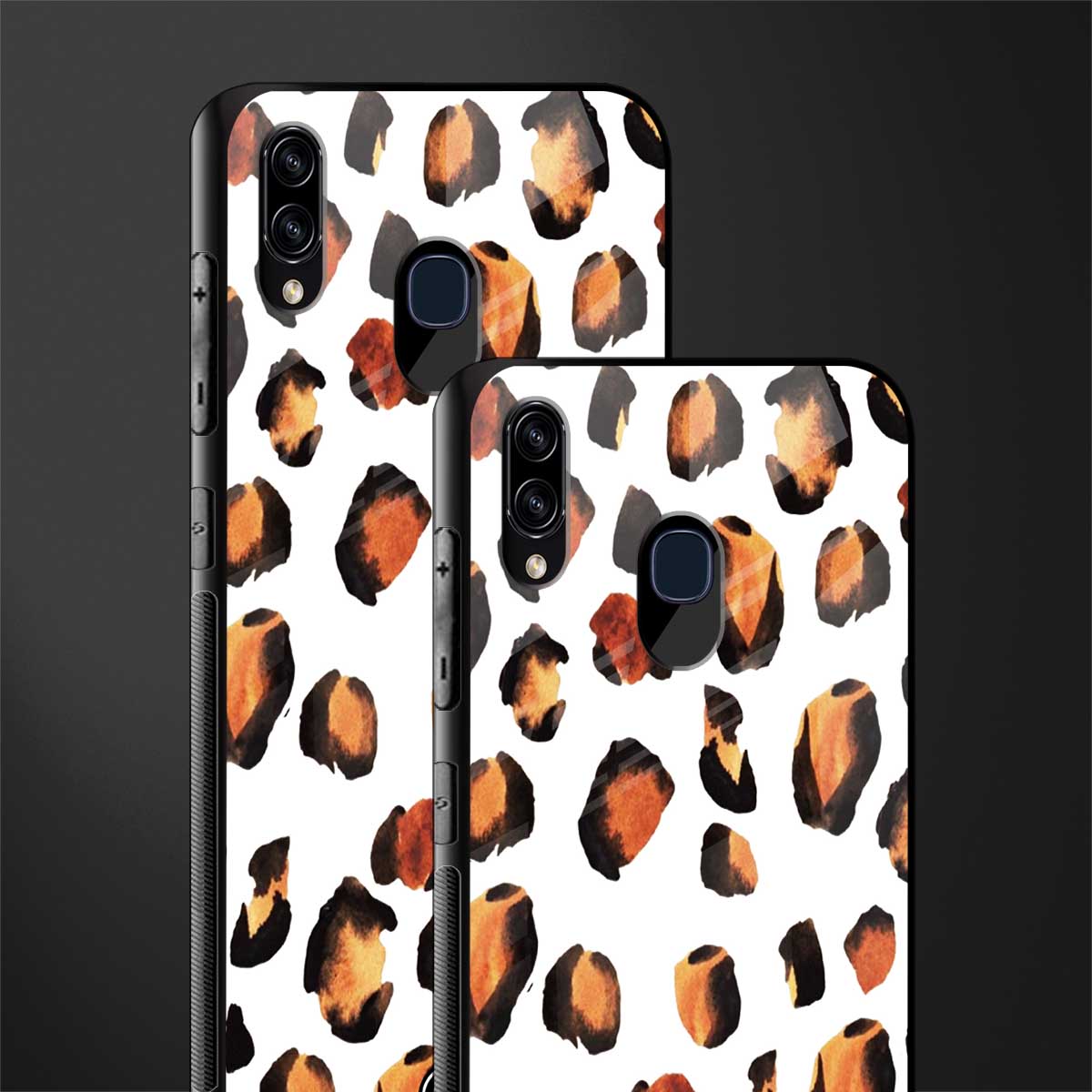 cheetah fur glass case for samsung galaxy m10s image-2