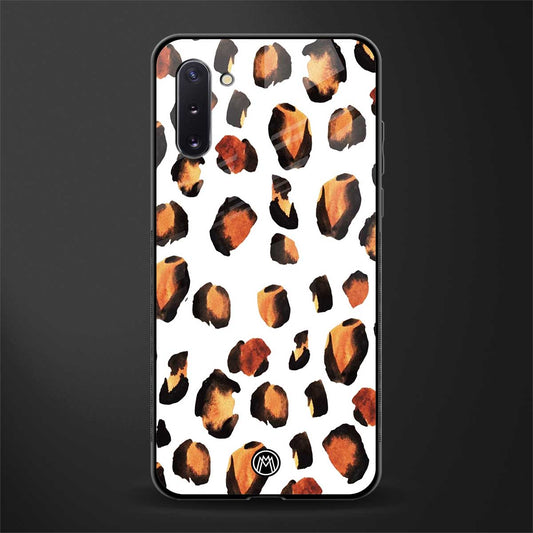 cheetah fur glass case for samsung galaxy note 10 image
