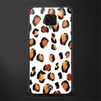 cheetah fur glass case for redmi note 9 pro image